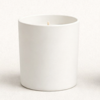Verre laqué blanc mat <br> (en stock)