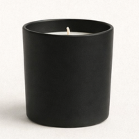 Verre laqué noir mat <br> (en stock)